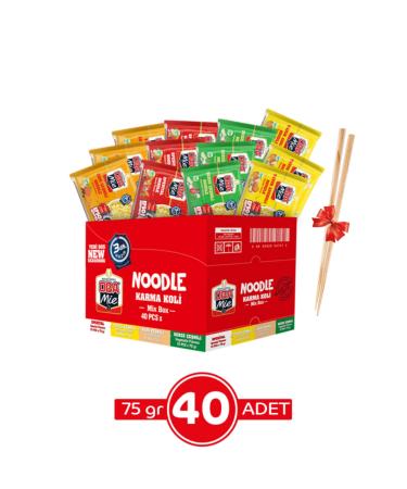 OBAmie Oba Mie Mixed Seasoned Noodles 40 pcs