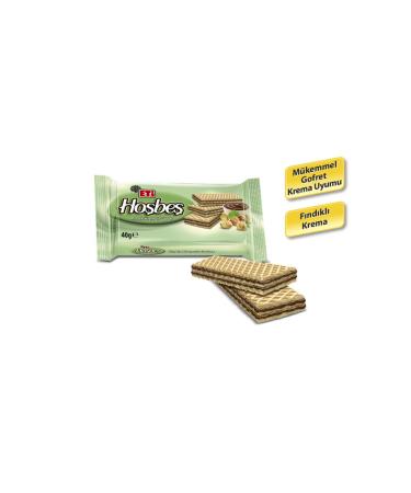Eti Ho be Hazelnut Cream Wafer 40 g x 24 Pieces - Buy Online on GoSupps.com