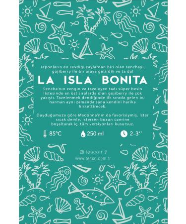 TEA CO La Isla Bon ta - Gojiberry Green Tea Muslin Tea Bag - Buy Online on GoSupps.com