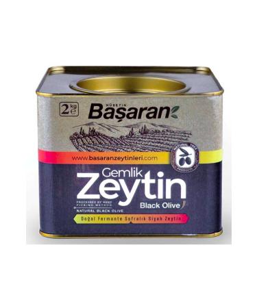 Ba aran Olives Super Large Gemlik Oily Black Olives 2 Kg - Buy Online on GoSupps.com
