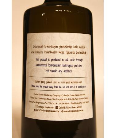 Fatma Han m Kiwi Vinegar 500 ml Natural Fermentation in Oak Barrels - Buy Online on GoSupps.com