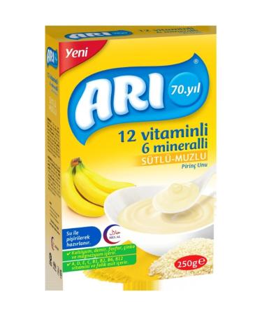 Bee Mama Milk Banana Rice Flour 250 Gr Set of 3 - Buy Online on GoSupps.com