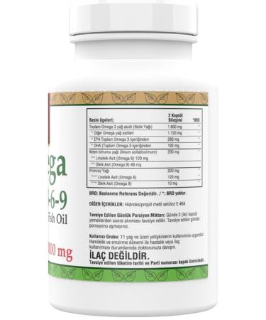 Ncs Omega 3 6 9 Fish Oil 1000 mg 200 Capsules X 2 Box 400 Capsules - Buy Online on GoSupps.com