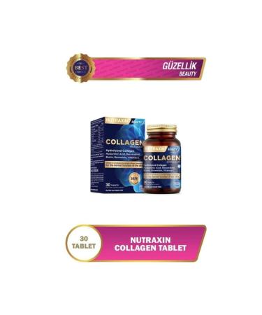 Nutraxin Collagen Beauty Food Supplement 30 Tablets - Buy Online on GoSupps.com