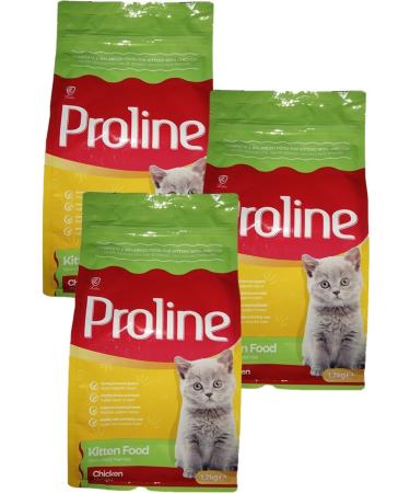 Proline Proline Kitten Cat Food Chicken 1200 gr X 3 Pieces - Buy Online on GoSupps.com