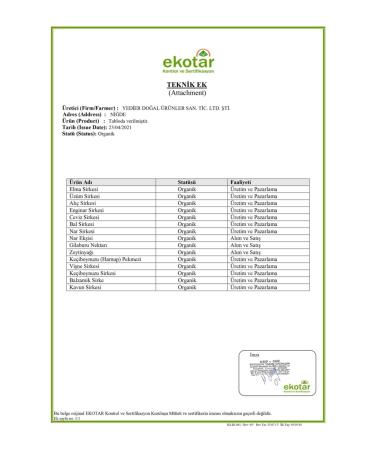 Yedier Organic Pomegranate Vinegar 500 ml - Buy Online on GoSupps.com