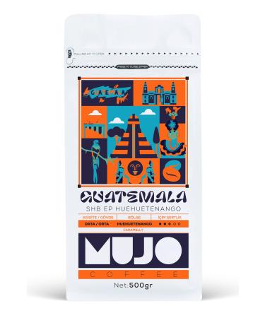 Mujo Coffee Guatemala Heuheutenango Shb Ep Bean Coffee-500gr - Buy Online on GoSupps.com
