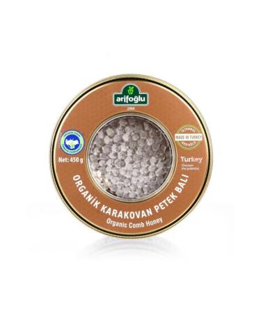 Arifo lu Organic Karakovan (Comb) Honey 450g (Small Tin) - Buy Online on GoSupps.com
