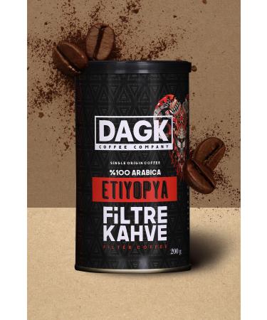 Dagk Ethiopian Filter Coffee 200g Tnk (GROUND) - Buy Online on GoSupps.com