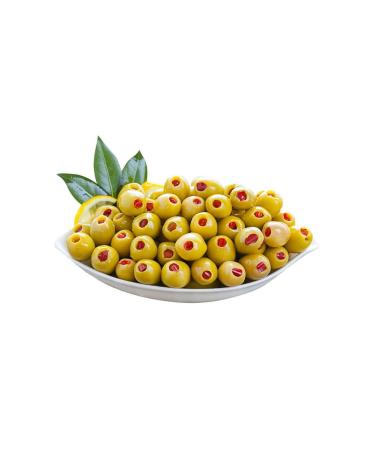 DUMAN GURME Green Olives with Pepper Vacuum 1000 gr - Buy Online on GoSupps.com
