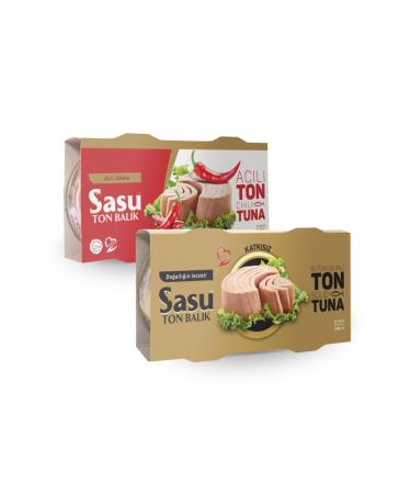 SASU SOSLUTON Classic Tuna 2x160g Spicy Tuna 2x160g - Buy Online on GoSupps.com