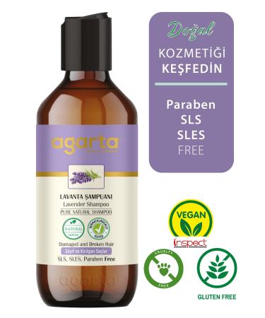 Agarta Natural Shampoo Lavender 400 ml - Buy Online on GoSupps.com