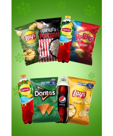 PepsiCo Summer Chips and Drinks Pack (Lay's Ruffles Doritos Cookies Lipton Ice Tea Pepsi) - Buy Online on GoSupps.com