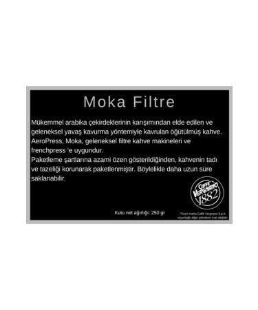 Caffe Vergnano Arabica Moka Ground Coffee (250 G) - Buy Online on GoSupps.com
