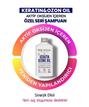 Revox Keratin & Ozone Oil Active Oxygen Vitamin E Restructuring Shampoo - Buy Online on GoSupps.com