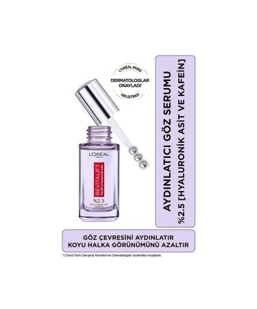 L'Oreal Paris Revitalift Filler 1.5% Pure Hyaluronic Acid Anti-Wrinkle Day-Night Eye Care Cream - Buy Online on GoSupps.com