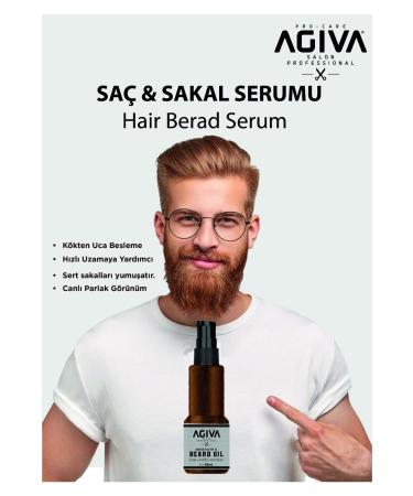 Agiva Plumping Revitalizing Hair Beard Serum 100 ml The King - Buy Online on GoSupps.com