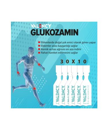 Valency Glucosamine Liquid Collagen Complex - Chondroitin Msm Boswellia Collagen Vitamin D Vitamin K2 - Buy Online on GoSupps.com