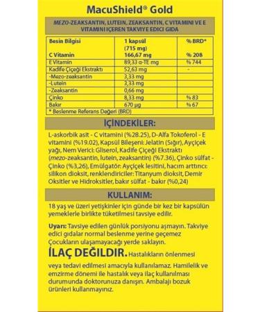 Macushield Gold 90 Capsules - Buy Online on GoSupps.com