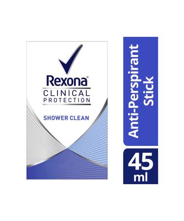 Rexona Deodorant Clinical Protection Shower Clean Stick 45 ml - Buy Online on GoSupps.com