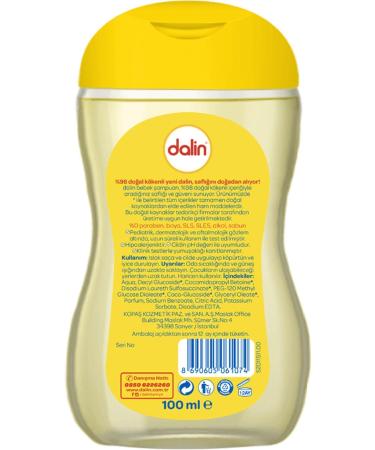 Dalin Brand: Baby Shampoo 100 Ml Category: Baby Shampoo - Buy Online on GoSupps.com