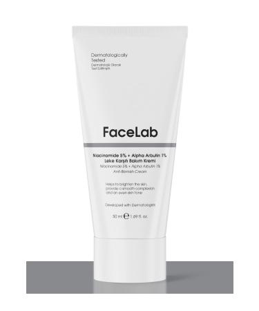 FaceLab Anti-Blemish Niacinamide Alpha Arbutin Moisturizing Skin Care Cream 50 ml - Buy Online on GoSupps.com