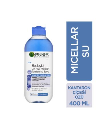 Garnier Nourishing Dual Phase Micellar Make-Up Remover Water 400 Ml - Buy Online on GoSupps.com