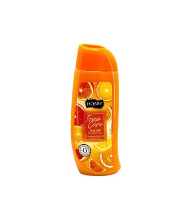 Hobby Fresh Care Energy-Giving Fruits Shower Gel 500 Ml X 2 Pieces + Shower Loofah Gift - Buy Online on GoSupps.com