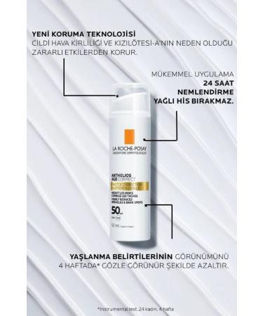 La Roche Posay Anthelios Age Correct Spf50 Anti-Wrinkle Cream (cellox-b3 Techtm Technology) - Buy Online on GoSupps.com