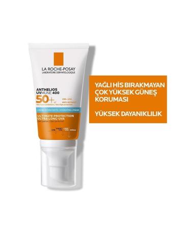 La Roche Posay Moisturizing SPF50+ Face Sun Cream for Sensitive and Dry Skin 50 .ML  - Buy Online on GoSupps.com