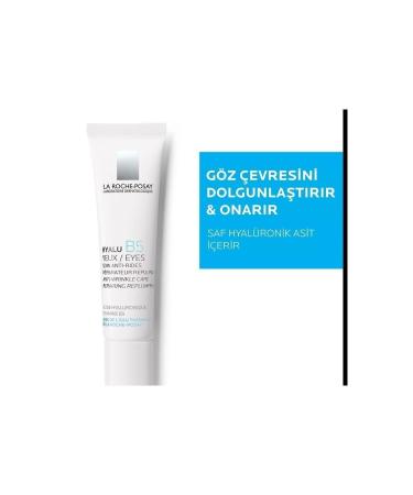 La Roche Posay Anti-Wrinkle Hyaluronic Acid and Vitamin B5 & Hyalu B5 Yeux Plumping Eye Cream 15ml  - Buy Online on GoSupps.com