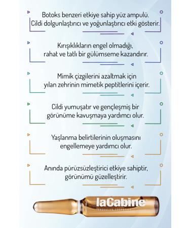 LaCabine 1 Botox Effective Ampoule Expression Line Remover Botox Dermaroller Dermapen Face Serum - Buy Online on GoSupps.com