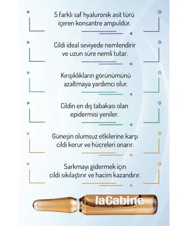 LaCabine 3 Pieces Pure Hyaluronic Acid Ampoule Moisturizing Dermaroller Dermapen Face Serum - Buy Online on GoSupps.com