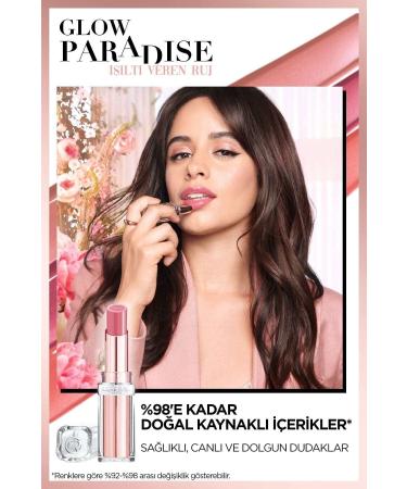 L'Oreal Paris L'or al Paris Glow Paradise Balm-in-lipstick - Shimmering Lipstick 642 Beige Eden - Buy Online on GoSupps.com