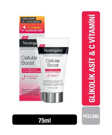 Neutrogena Cellular Boost Skin Renewal Vitamin C Peeling for a Radiant Skin//75ml  - Buy Online on GoSupps.com