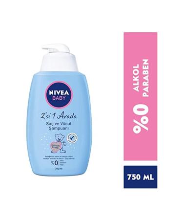NIVEA Baby Hair and Body Shampoo 750 Ml - Buy Online on GoSupps.com