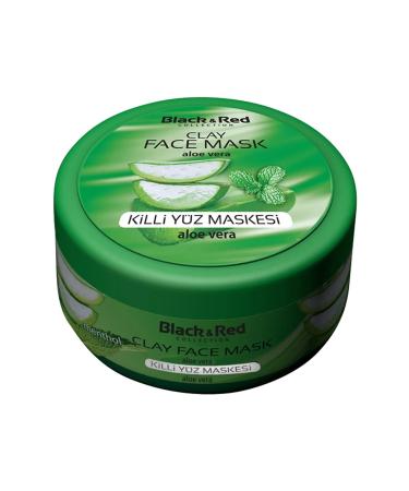 Black Red Clay Face Mask Aloe Vera 400 Gr. 2 Pieces 120 Ml. Wax - Buy Online on GoSupps.com