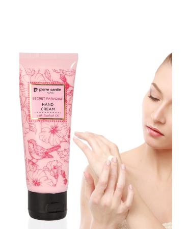 Pierre Cardin Secret Paradise Moisturizing Hand Cream with Baobab Oil and Vitamin E - Buy Online on GoSupps.com