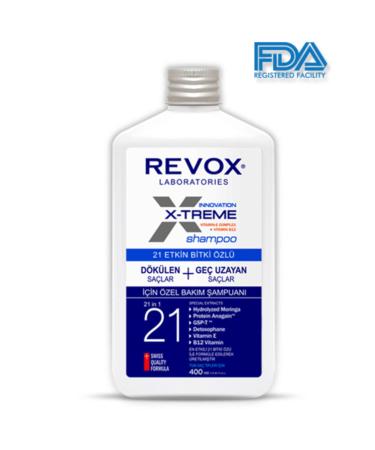 Revox X-treme Anti-Hair Loss Shampoo Special Hair Care for Hair Loss + Slow Hair Growth 400ml - Buy Online on GoSupps.com