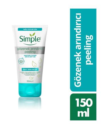 Simple Brand: Daily Skin Detox Pore Purifying Peeling 150 Ml Category: Facial Cleanser - Buy Online on GoSupps.com