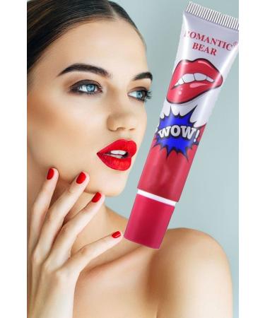 TechnoStation Peelable Lipstick Long Lasting Matte Red Lipstick -6 - Buy Online on GoSupps.com