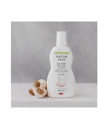 Otac Naturway Garlic Herbal Essence Shampoo for All Hair Types Unscented 500 Ml - Buy Online on GoSupps.com