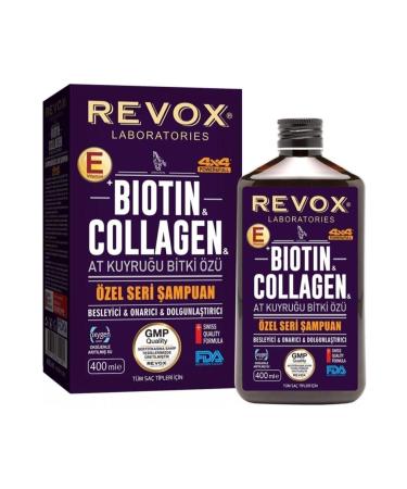 Revox Biotin Collagen Horsetail Plant Essence Shampoo 360ml - Buy Online on GoSupps.com