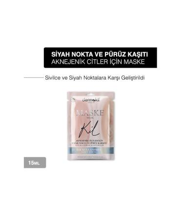 Dermokil Anti-Blackhead and Acne Face Mask 15 Ml X 3 Pieces - Buy Online on GoSupps.com