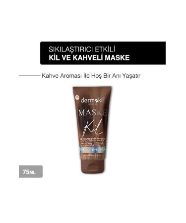 Dermokil Firming Face Clay Mask with Coffee for Younger Look 75 Ml X 3 Pieces - Buy Online on GoSupps.com