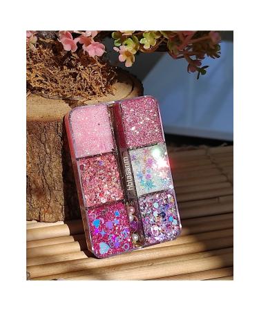 hbtasarim Glitter Eyeshadow Creamy Gel Eyeshadow Glitter Palette Barbie - Buy Online on GoSupps.com