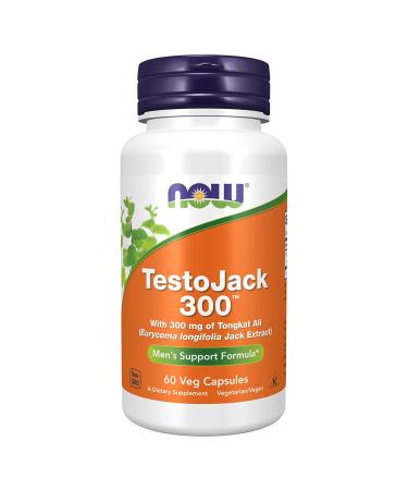 NOW FOODS TestoJack 300 - 60 Veg Capsules