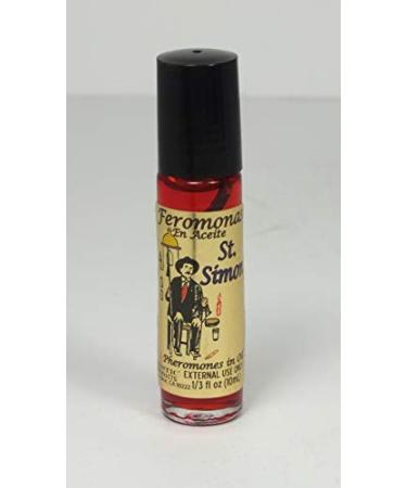 12 PIECES BRYBRADAN ST. SIMON/SAN SIMON PHEROMONE OIL 1/3 OZ 10ML ROLL ON BOTTLE ST. SIMON 12
