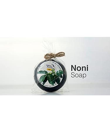 Kingfisher Noni Soap - 100% Natural Cleanser for Oily & Normal Skin Acne Relief for Men & Women Unscented 105g - Buy Online on GoSupps.com