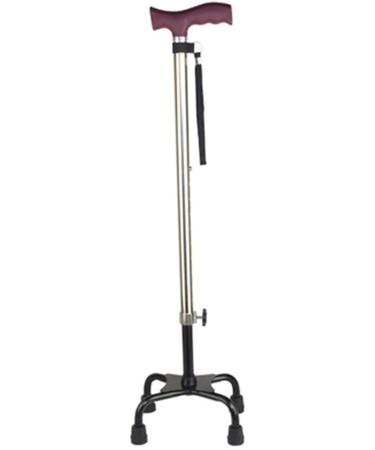 Canes Walking Stick Walking Cane Holder Walking Stick Crutch for Old Man Elderly Telescopic Stable Non Slip Lightweight Height Adjustable with 4 Feets Silver Walking Stic powerfully